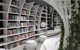 Podziemna biblioteka zostanie otwarta na stacji metra M2 Kondratowicza