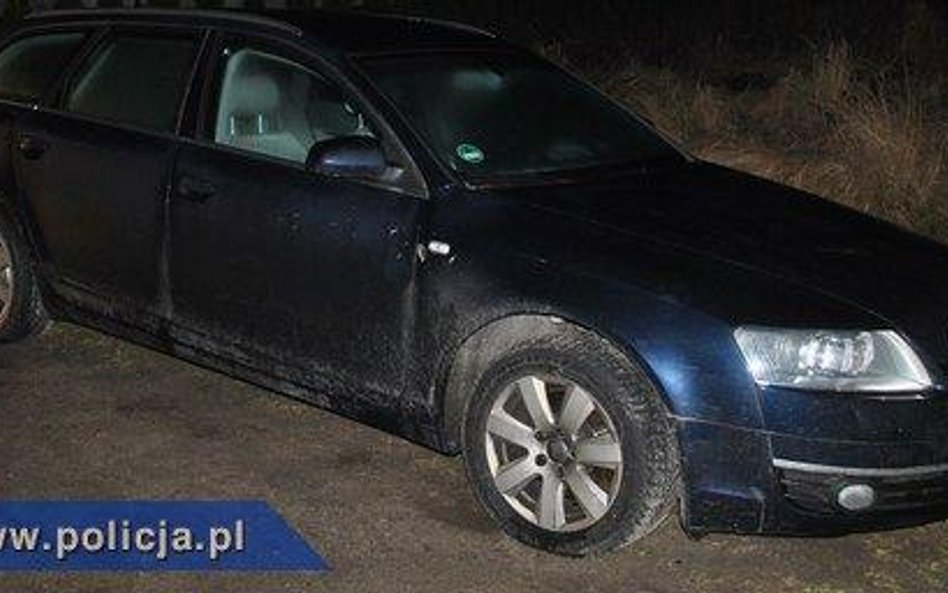 Skradzione w Niemczech audi A6