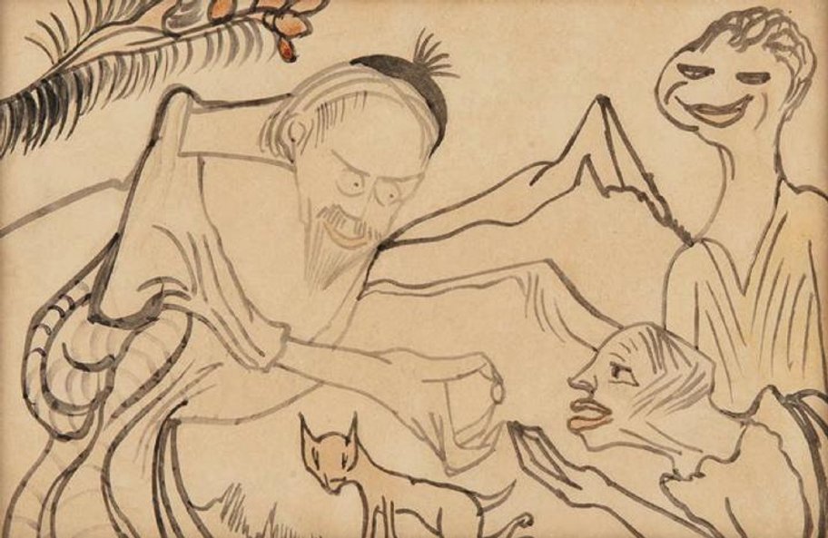 Rysunki Witkacego to rzadkość na rynku sztuki.