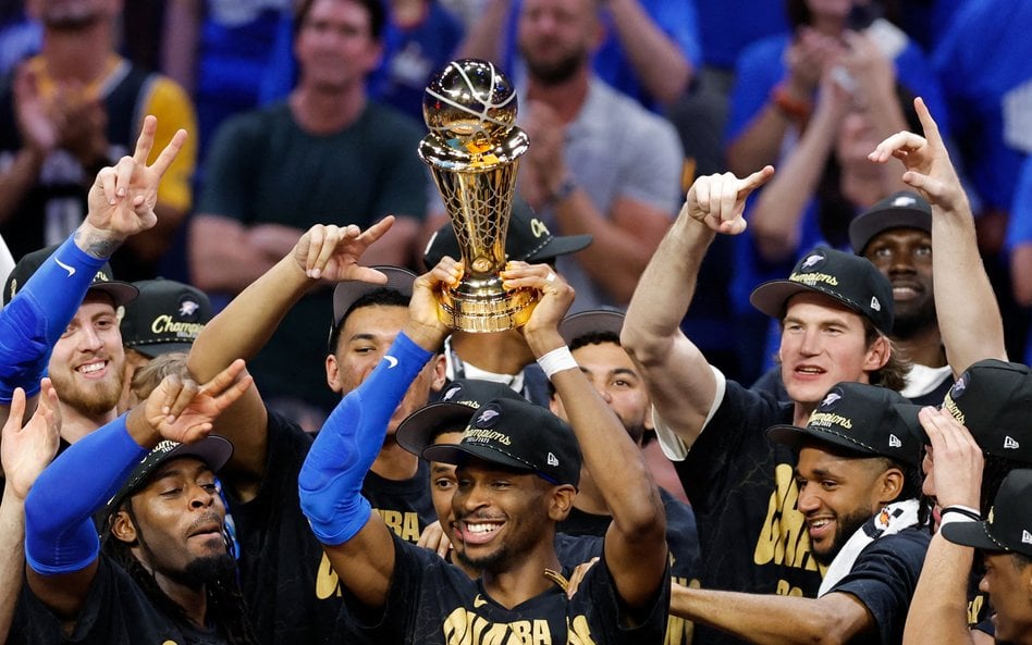 Koszykarze Oklahomy City Thunder świętują mistrzostwo NBA