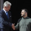 Gitanas Nauseda i Wołodymyr Zełenski