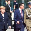 Do Polski nie przyleciał Donald Trump, przybyła za to Angela Merkel. Na zdjęciu z premierem Mateusze