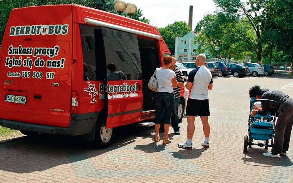 Z ofertami pracy w Niemczech można się zapoznać w rekrutobusie, który jeździ po województwie lubuski