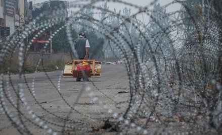 Ukraina, obwód doniecki, przyfrontowe miasteczko Drużkiwka