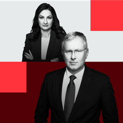 Marzena Tabor-Olszewska, redaktor prowadząca „Rzeczpospolitej” i Bogusław Chrabota, publicysta „Rzec