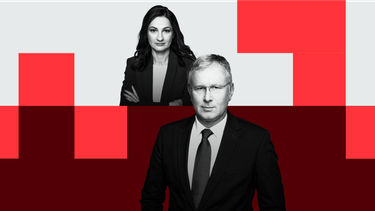 Marzena Tabor-Olszewska, redaktor prowadząca „Rzeczpospolitej” i Bogusław Chrabota, publicysta „Rzec