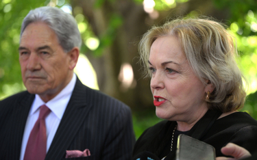 Minister spraw zagranicznych Nowej Zelandii Winston Peters i minister obrony Judith Collins