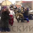 Protest Cyganów w Plechanowo (obwód tulski, Rosja)