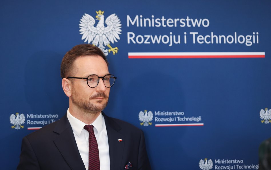 Minister rozwoju i technologii Waldemar Buda