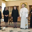 Premier Beata Szydło, szefowa Kancelarii Prezesa Rady Ministrów Beata Kempa, ks. prałat Paweł Ptaszn