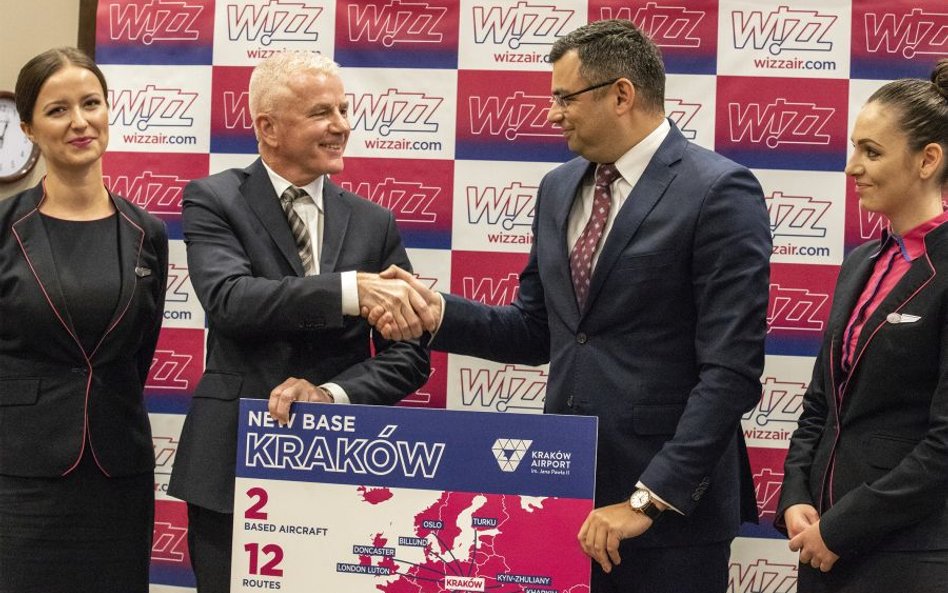 Wizz Air zakłada bazę w Krakowie