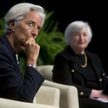 Szefowa MFW Christine Lagarde (po lewej) i Janet Yellen, prezes Rezerwy Federalnej USA
