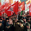 Organizatorzy antyputinowskiej demonstracji na Nowym Arbacie oczekiwali większej frekwencji. fot. Al