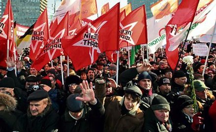 Organizatorzy antyputinowskiej demonstracji na Nowym Arbacie oczekiwali większej frekwencji. fot. Al