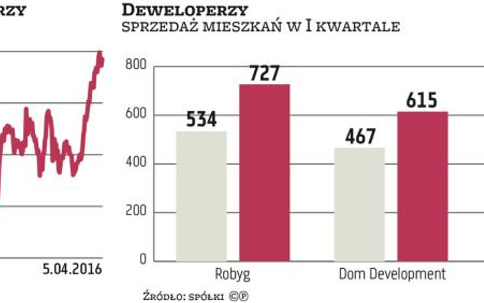 Zapowiada się kolejny bardzo dobry rok dla „producentów” mieszkań