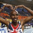 Mo Farah i jego Mobot, znany już jak błyskawice Bolta