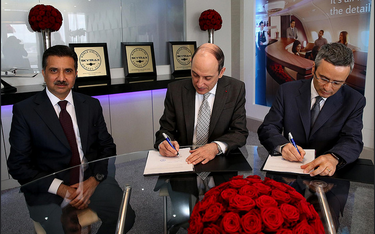 Podpisanie porozumienia między Qatar Airways, a Merdiana