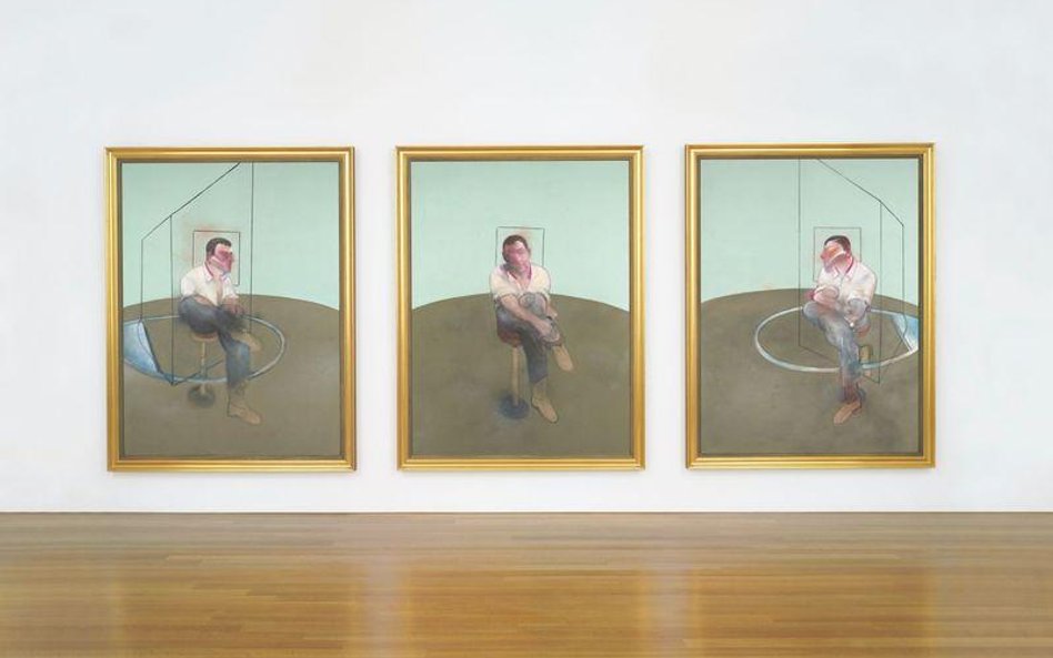 Francis Bacon „Three Studies for a Portrait of John Edwards (in 3 parts)", olej 1984 — 80,81 mln USD