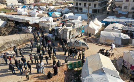 Aleppo, miasteczko namiotowe