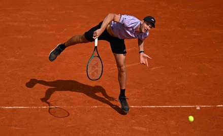 Hubert Hurkacz, który jest rezydentem Monako, grał w drugiej rundzie z Brytyjczykiem Jackiem Drapere