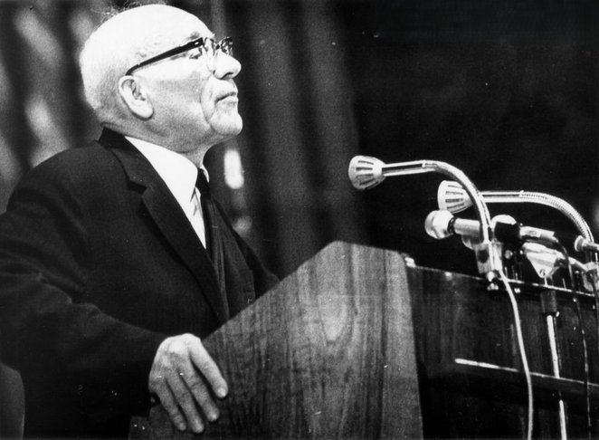 Przemówienie Władysława Gomułki z 19 marca 1968 roku wygłoszone w Sali Kongresowej PKiN było jednym 