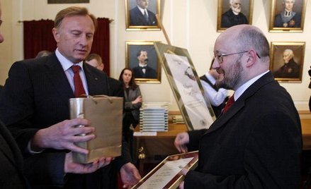 Paweł Jabłoński - zastępca redaktora naczelnego "Rzeczpospolitej" (z prawej) i prezes zarządu BCC Ma