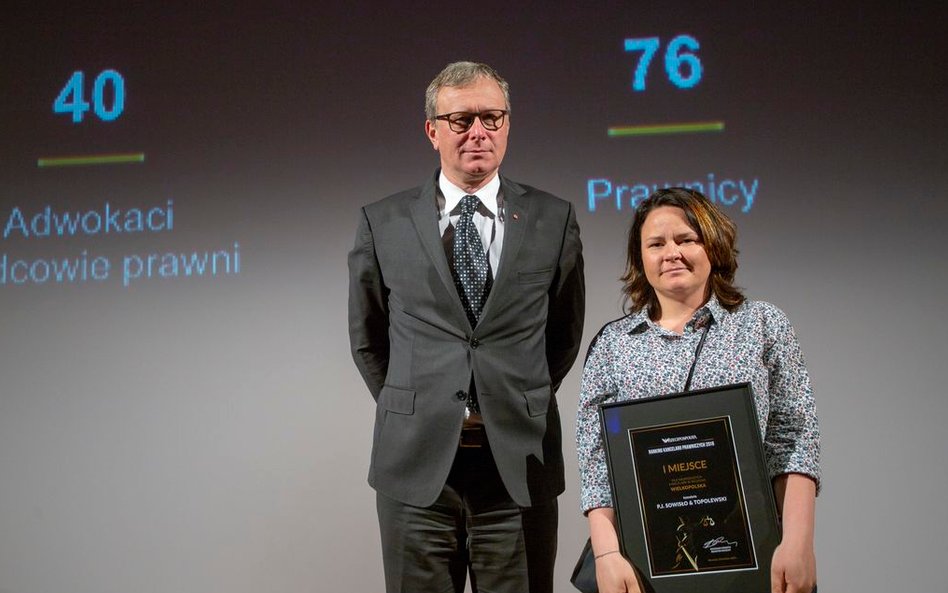 Bogusław Chrabota - redaktor naczelny "Rzeczpospolitej", Anna Strzyżewska - kancelaria Sowisło & Top