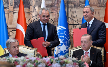 Porozumienia o otwarciu portów podpisali przedstawiciele Ukrainy, Rosji, Turcji i ONZ afp