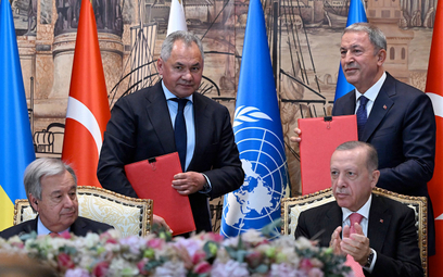 Porozumienia o otwarciu portów podpisali przedstawiciele Ukrainy, Rosji, Turcji i ONZ afp