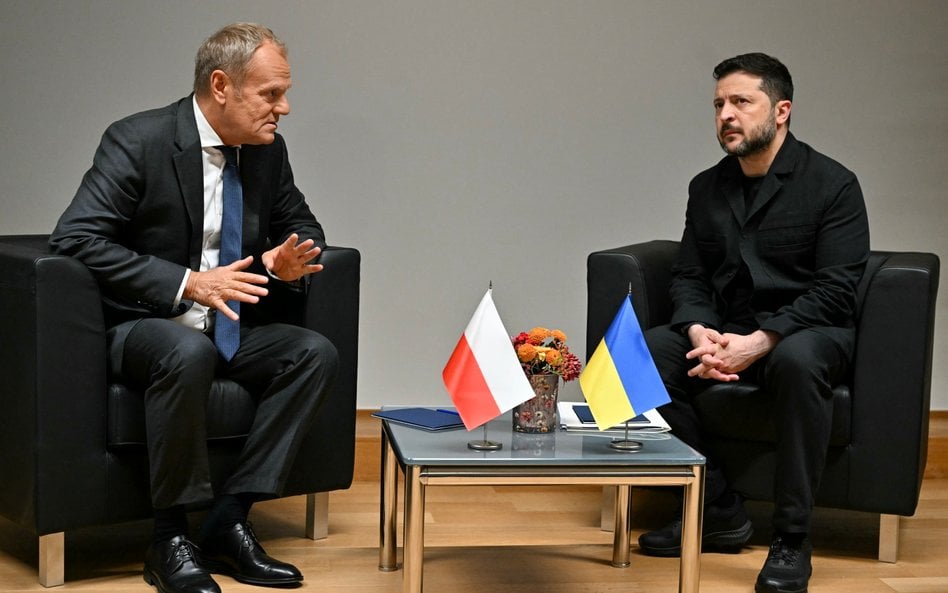 Spotkanie Donalda Tuska i Wołodymyra Zełenskiego podczas szczytu Rady Europejskiej w Brukseli