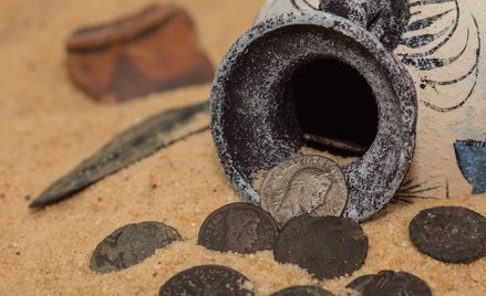 Stara przestroga w mulistym dnie