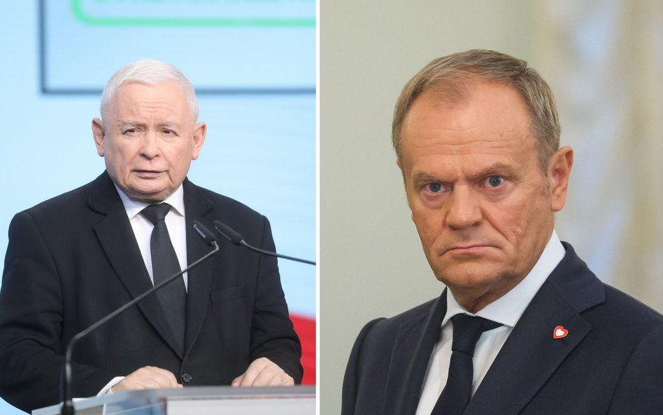 Jarosław Kaczyński i Donald Tusk