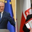 Donald Tusk i Jesse Eisenberg