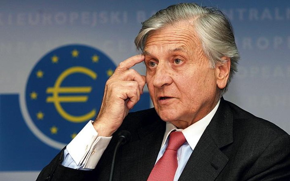 Jean-Claude Trichet, prezes EBC, przypomina, że działania stymulujące gospodarkę mają tylko tymczaso