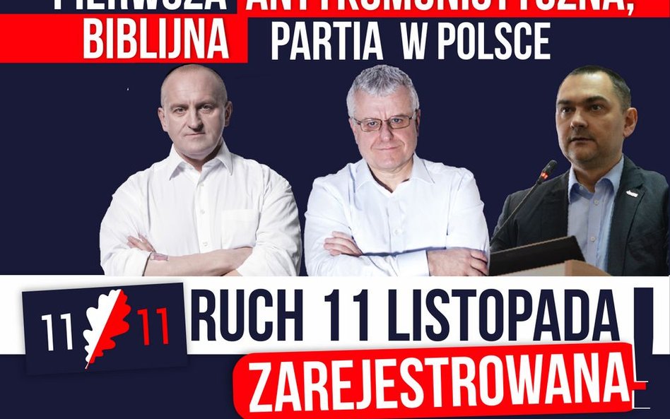 Ruch 11 Listopada. Nowa partia Mariana Kowalskiego