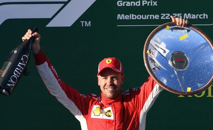 Sebastian Vettel tak jak przed rokiem zaczął sezon od zwycięstwa w Australii.