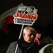 Uczestnicy manifestacji przed Aresztem Śledczym w Radomiu W placówce przebywa były szef MSWiA Marius