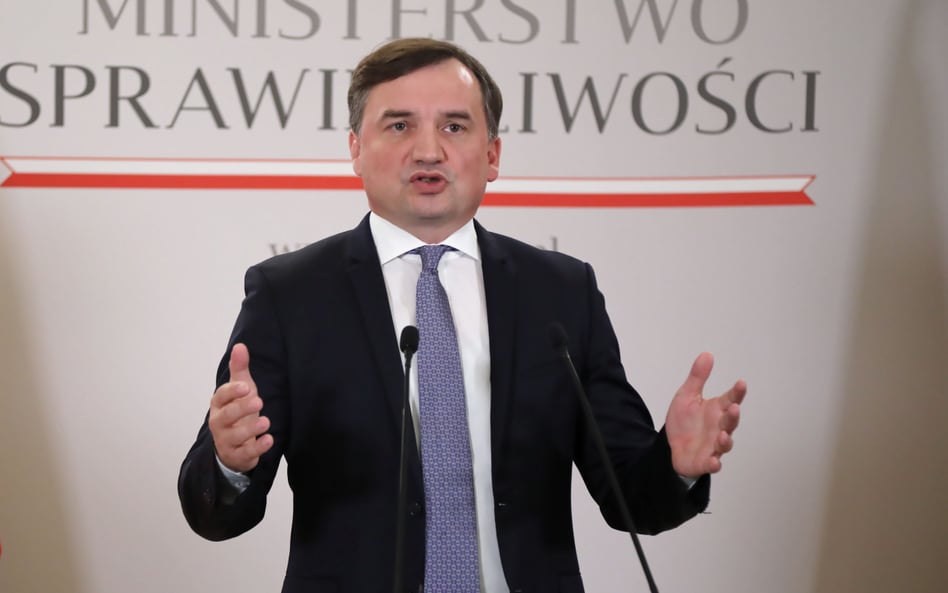 Minister sprawiedliwości Zbigniew Ziobro