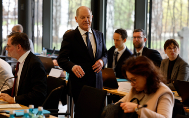 Kanclerz Olaf Scholz na środowym spotkaniu z premierami landów poświęconym polityce migracyjnej