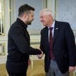Senator Lindsey Graham podczas spotkania z prezydentem Ukrainy Wołodymirem Zełeńskim w Kijowie