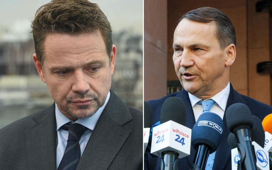 Rafał Trzaskowski i Radosław Sikorski