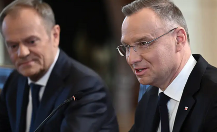 Premier Donald Tusk i prezydent Andrzej Duda w Waszyngtonie