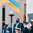 Sekretarz obrony USA Lloyd Austin wita 18 listopada w Waszyngtonie ukraińskiego ministra obrony Ołek
