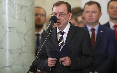 Szef MSWiA, minister koordynator służb specjalnych Mariusz Kamiński