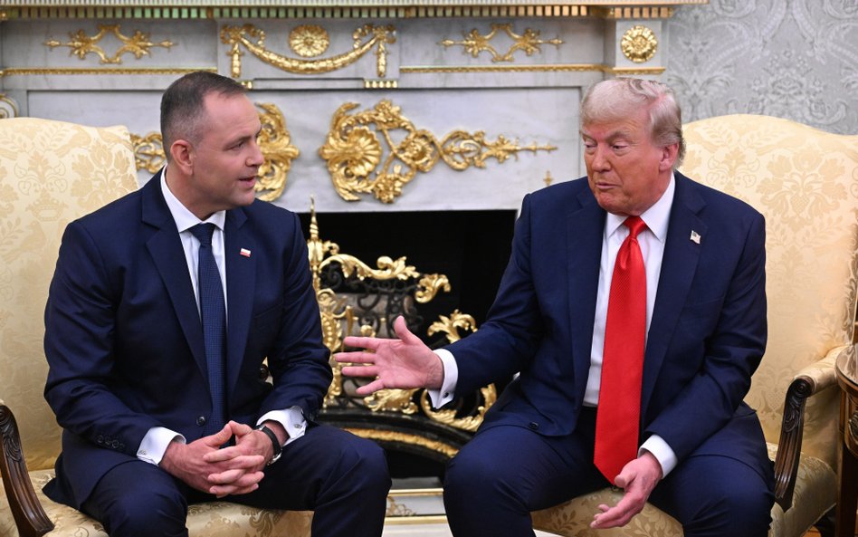 Karol Nawrocki i Donald Trump