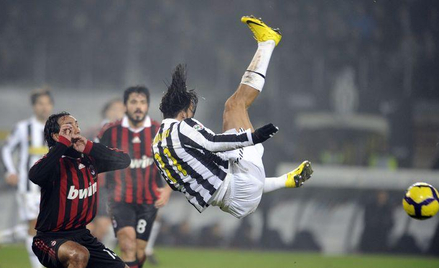 Mecz Juventusu z Milanem
