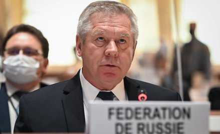 Giennadij Gatiłow, stały przedstawiciel Federacji Rosyjskiej przy Biurze ONZ i innych organizacji mi