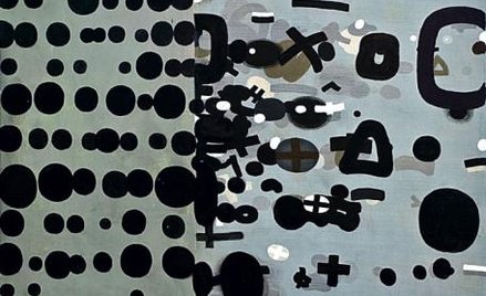 Jan Tarasin, Zasłona, olej, płótno, 140 x 100 cm, 1979 – 1981, kolekcja prywatna, fot. Galeria Art N