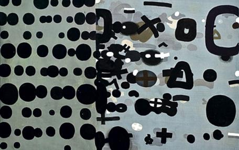 Jan Tarasin, Zasłona, olej, płótno, 140 x 100 cm, 1979 – 1981, kolekcja prywatna, fot. Galeria Art N