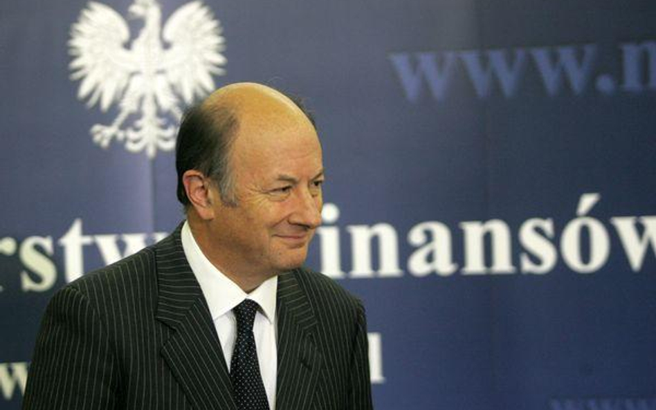 Minister finansów Jacek Rostowski